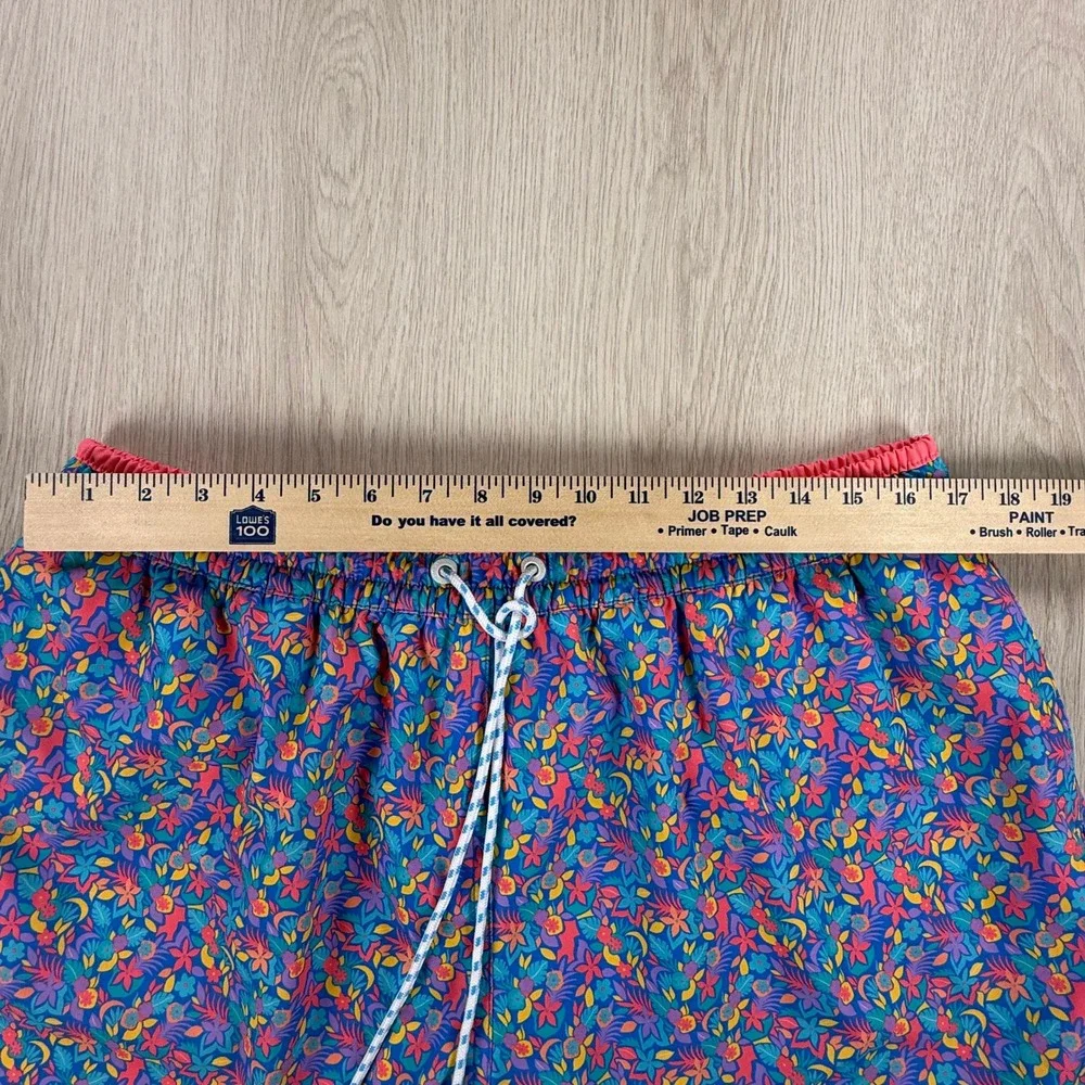 Chubbies Mens XXL Swim Trunks‎ Floral Tropical 5.5 Inseam Blue Pink Multicolor